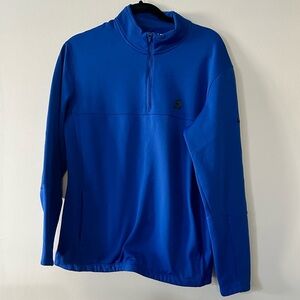 DISNEY NIKE GOLF 1/4-Zip standard fit therma fit Mickey Mouse blue black medium